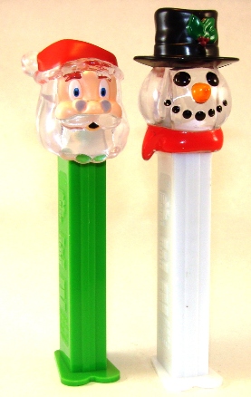 Crystal Santa & Snowman